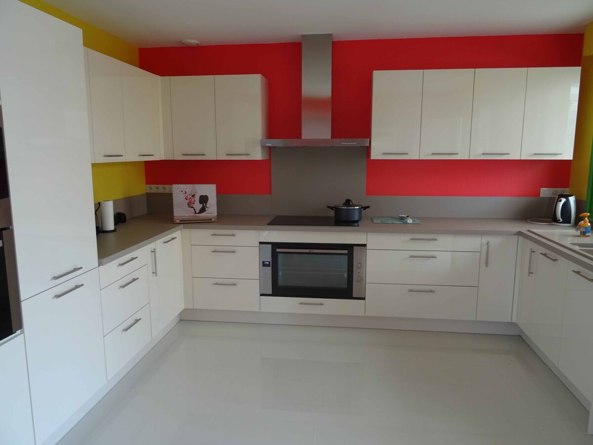 Cuisine avant-après sur mesure Trend Blanc Mat