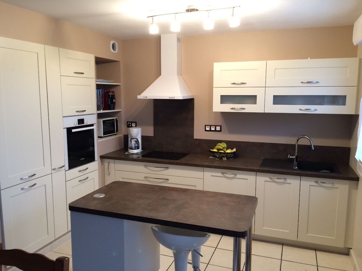 Cuisine équipée sur mesure Wooden Blanc pores ouverts brossé