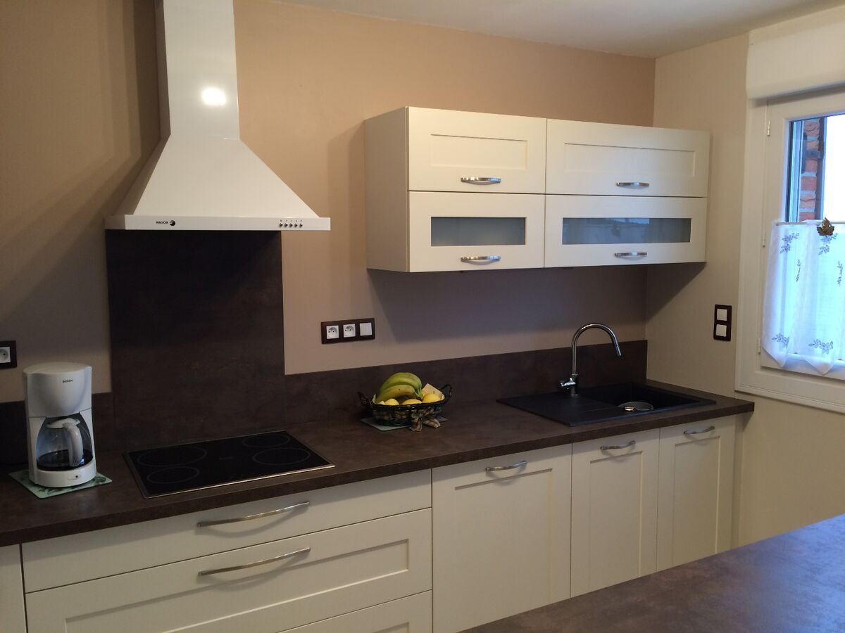 Rénovation cuisine sur mesure Wooden Blanc pores ouverts brossé