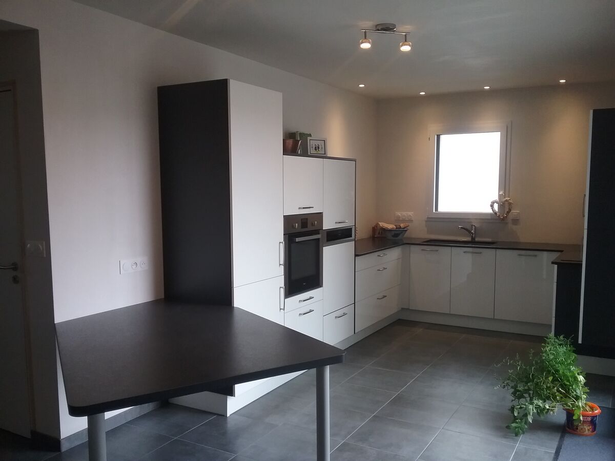 Cuisine avant-après sur mesure Light Blanc Brillant