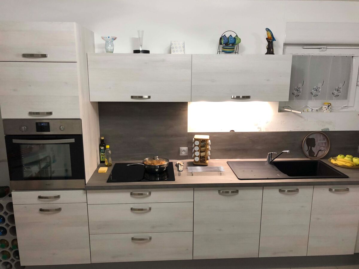 Cuisine avant-après sur mesure Trend Artic Wood