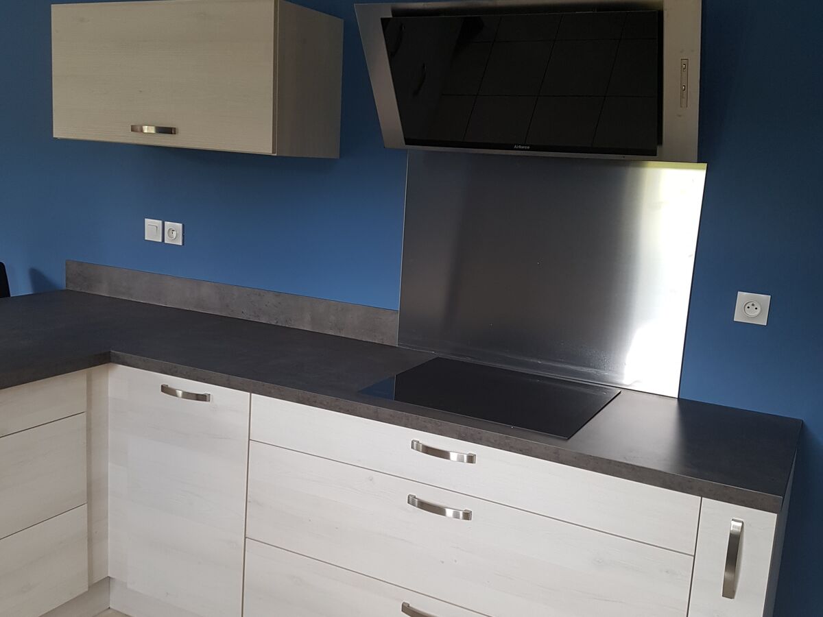 Cuisine avant-après sur mesure Trend + Artic wood