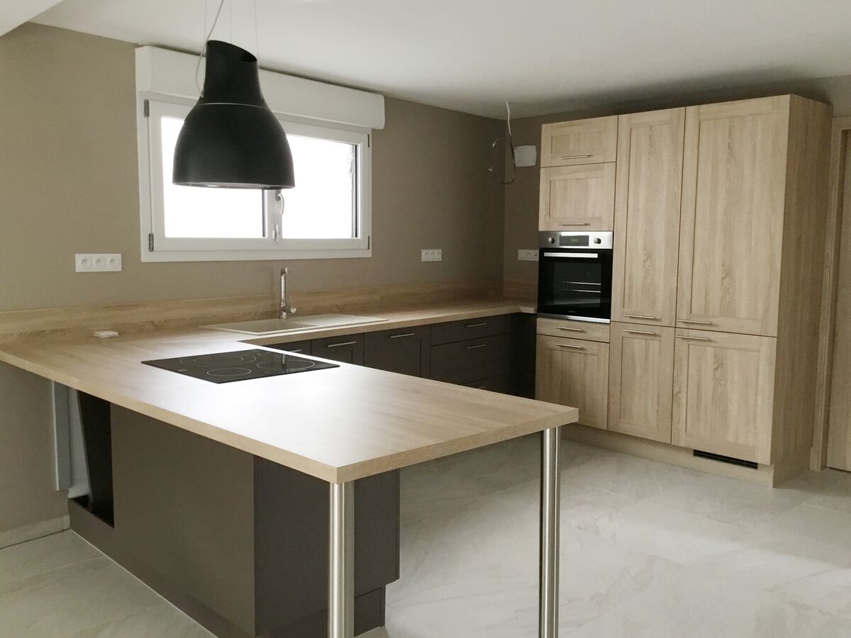 Cuisine équipée sur mesure Trend Cube Chêne Timber