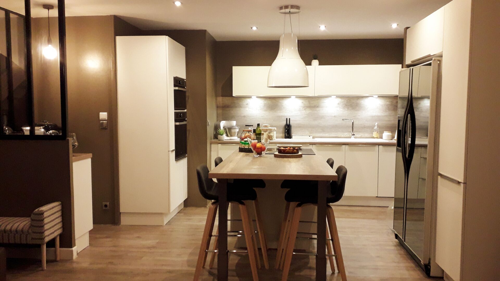 Cuisine équipée sur mesure Trend Blanc Mat