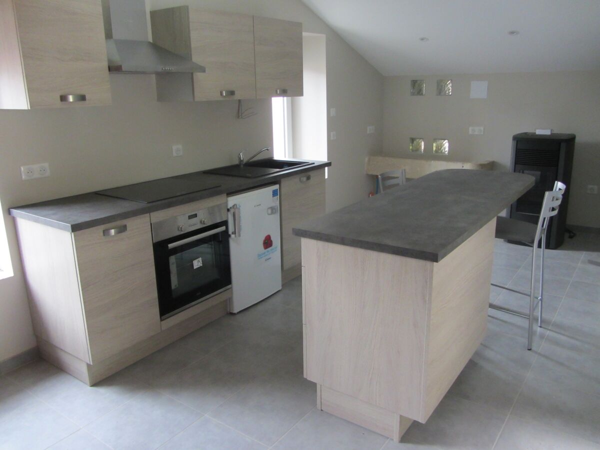 Cuisine avant-après sur mesure Trend + Artic wood