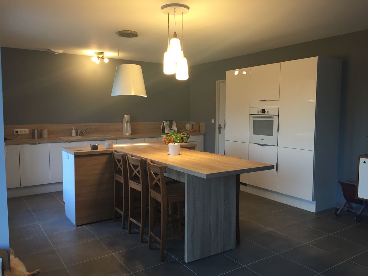 Cuisine équipée sur mesure Light Blanc Brillant