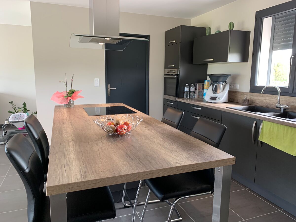 Cuisine avant-après sur mesure Label Métal Brossé