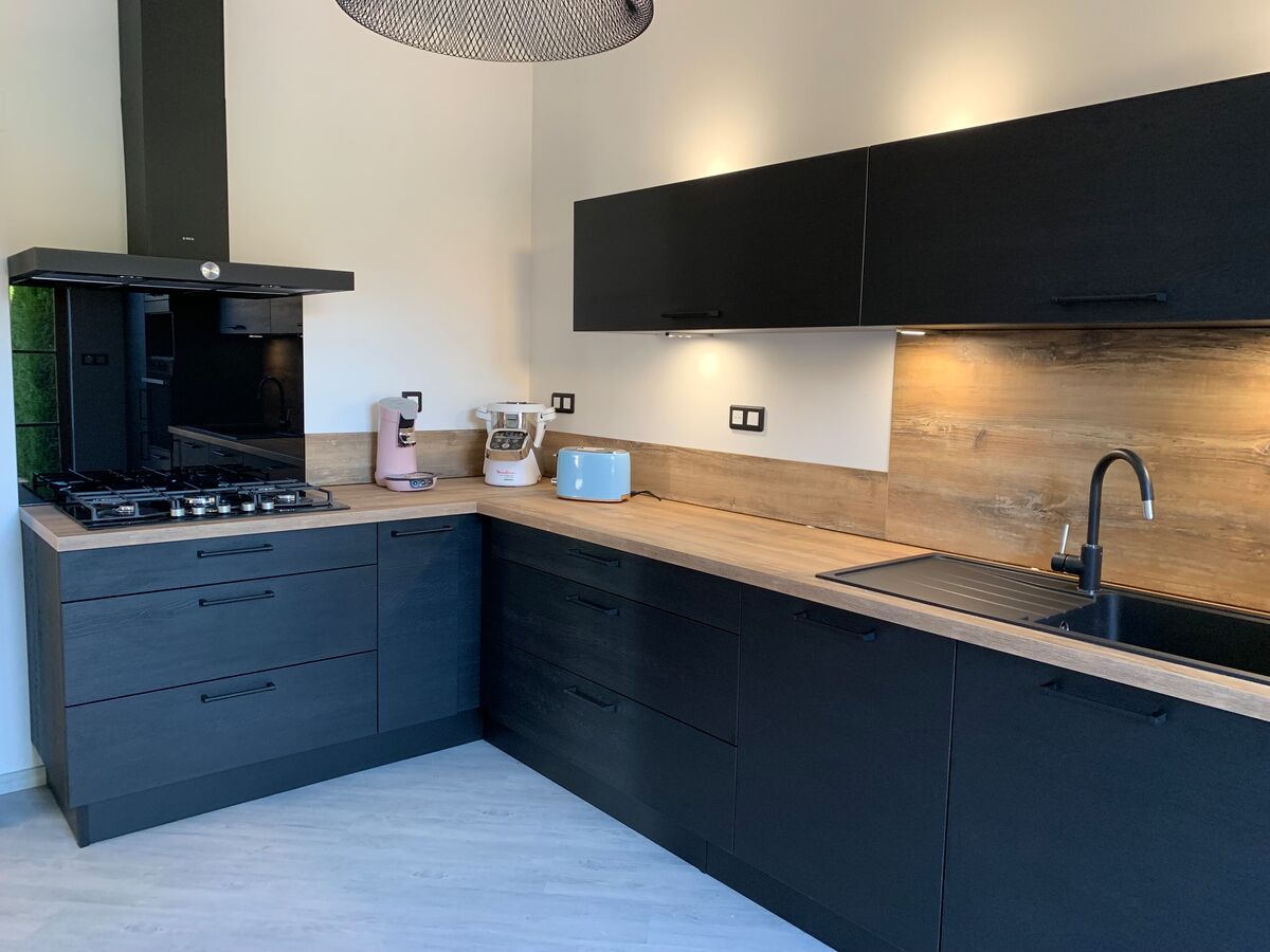 Cuisine avant-après sur mesure Label Dark Oak