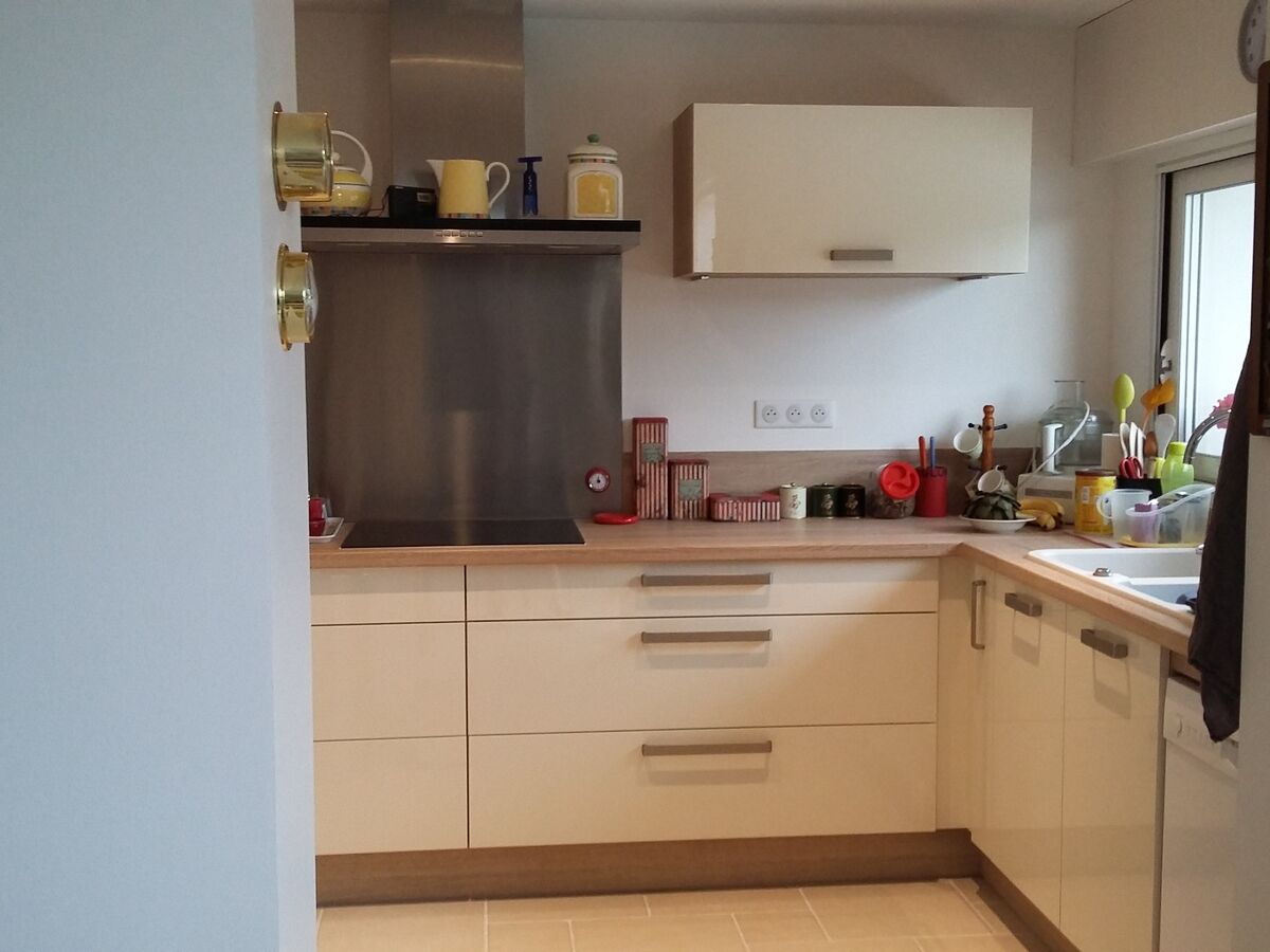 Rénovation cuisine sur mesure Light + Pannacotta Majestic brillant