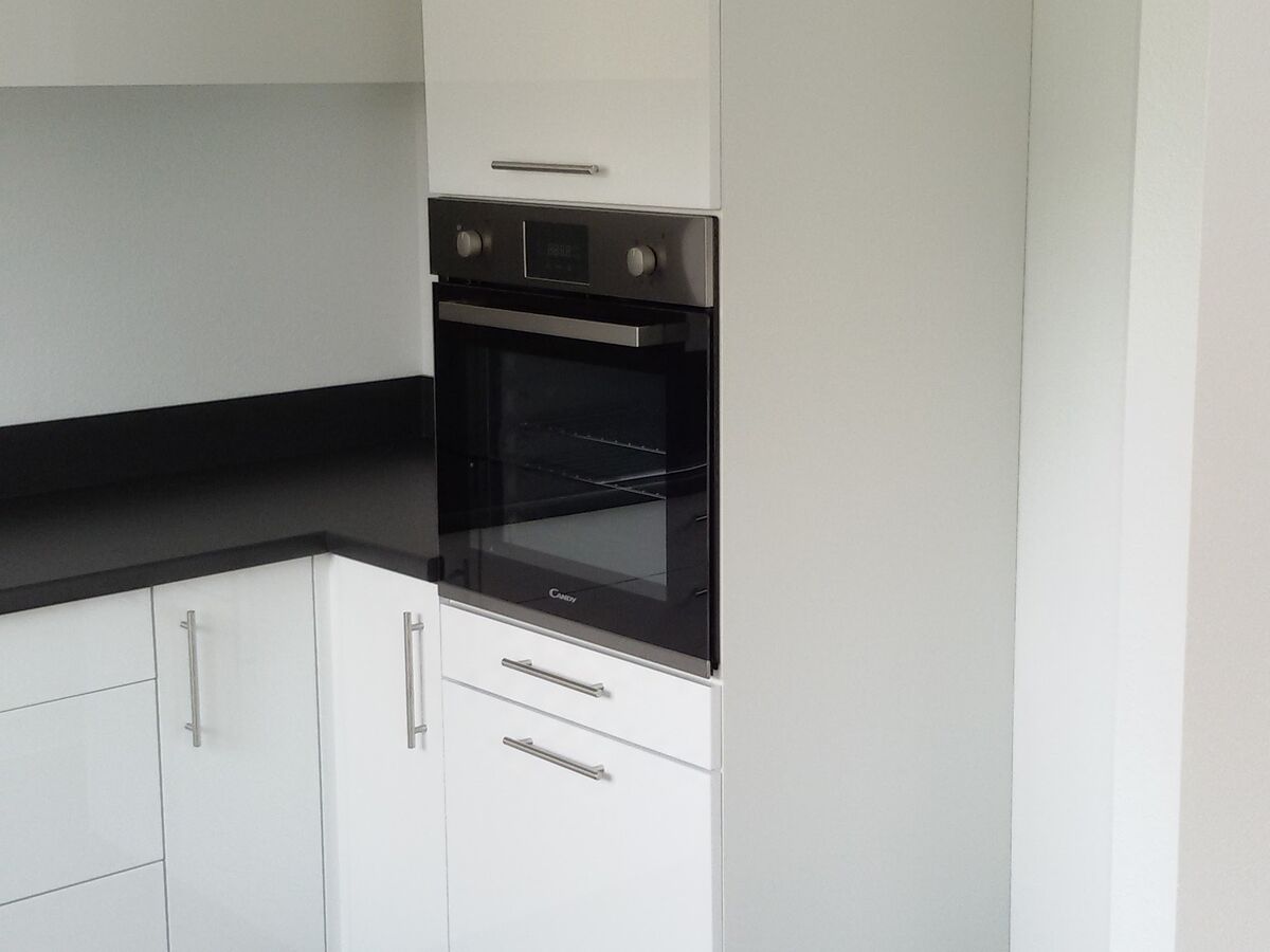 Cuisine avant-après sur mesure Light Blanc brillant