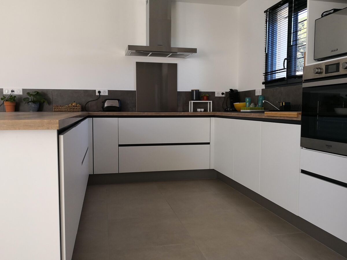 Cuisine avant-après sur mesure Trend Blanc Mat