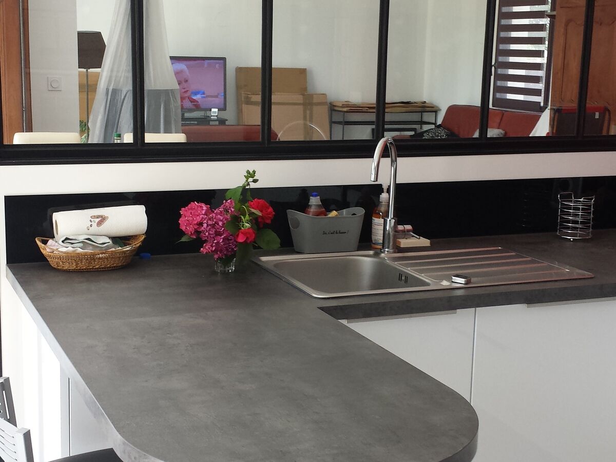 Cuisine avant-après sur mesure Light Blanc brillant