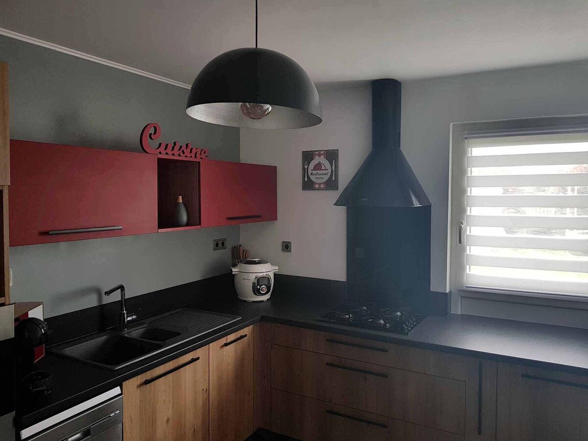 Cuisine équipée sur mesure Trend + Chêne honey