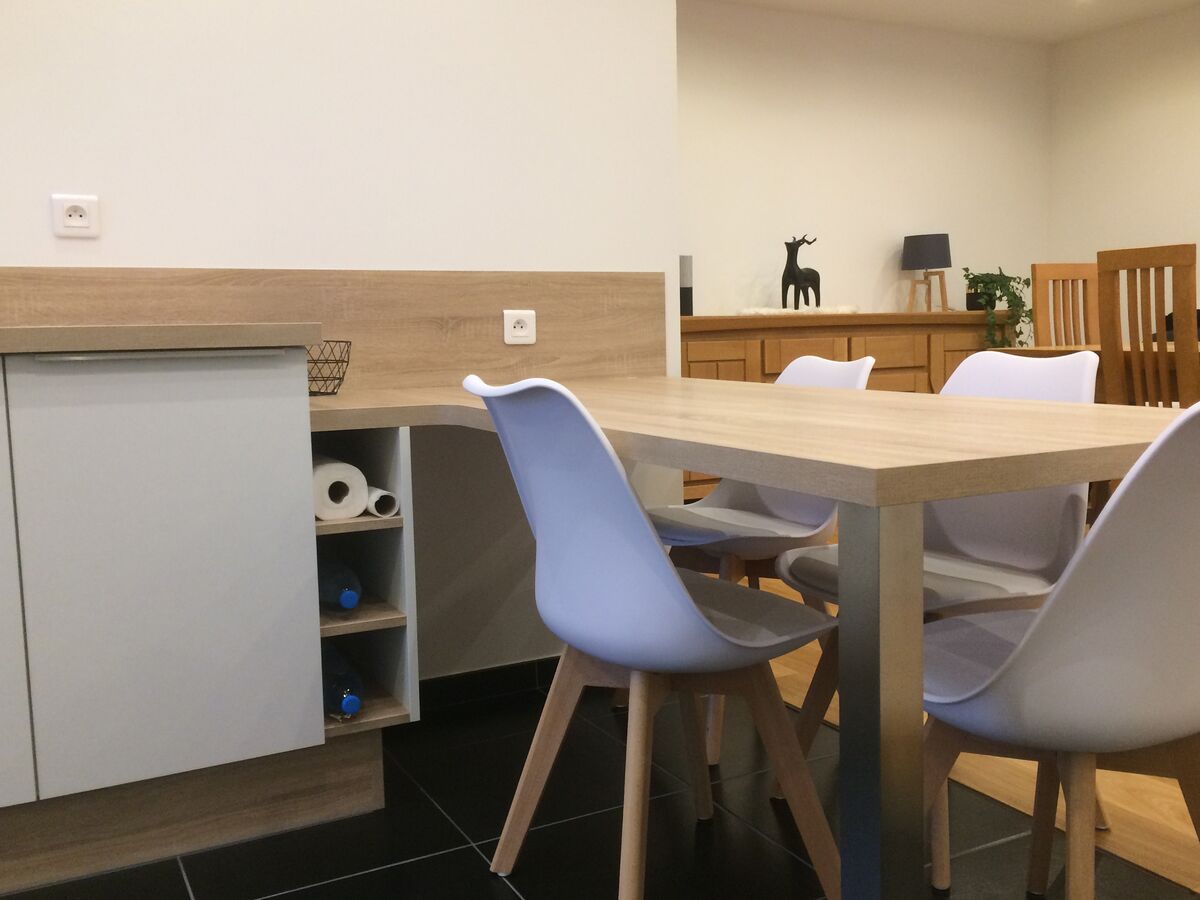 Cuisine avant-après sur mesure Trend Blanc Mat