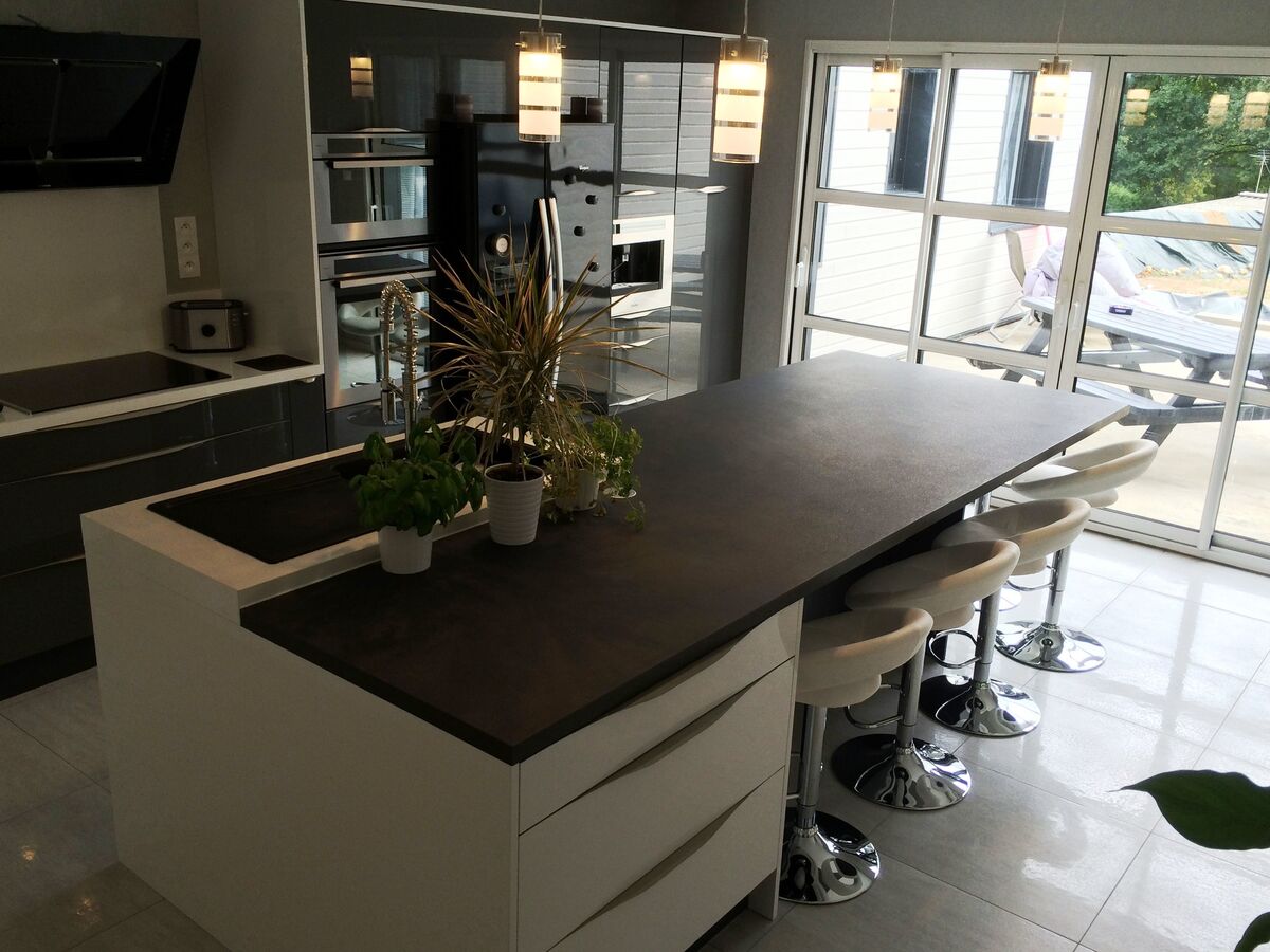 Rénovation cuisine sur mesure Light Blanc brillant