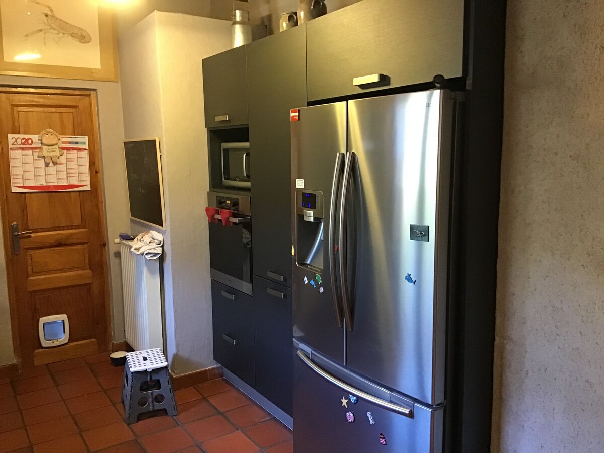 Cuisine avant-après sur mesure Label Métal Brossé