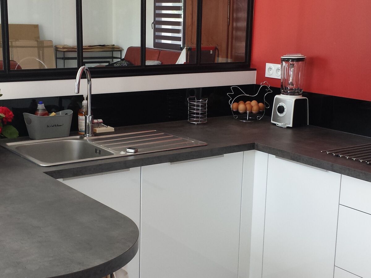 Cuisine avant-après sur mesure Light Blanc brillant