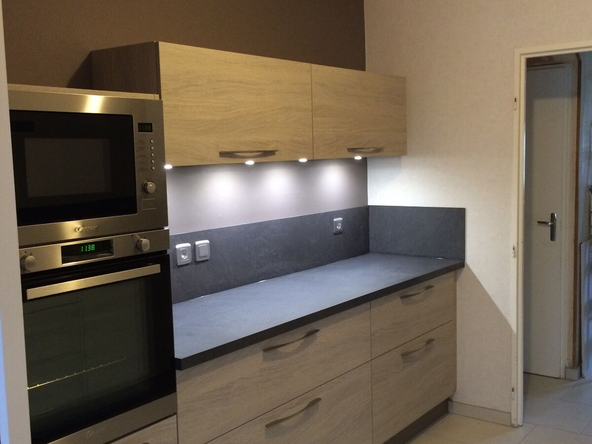 Rénovation cuisine sur mesure Label Chêne Sable Synchrone