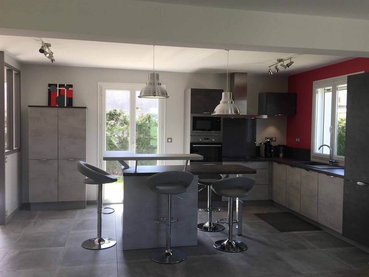 Rénovation cuisine sur mesure Label Béton Clair