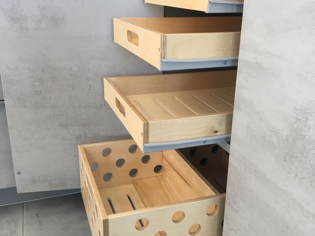 Cuisine avant-après sur mesure Label Béton Clair