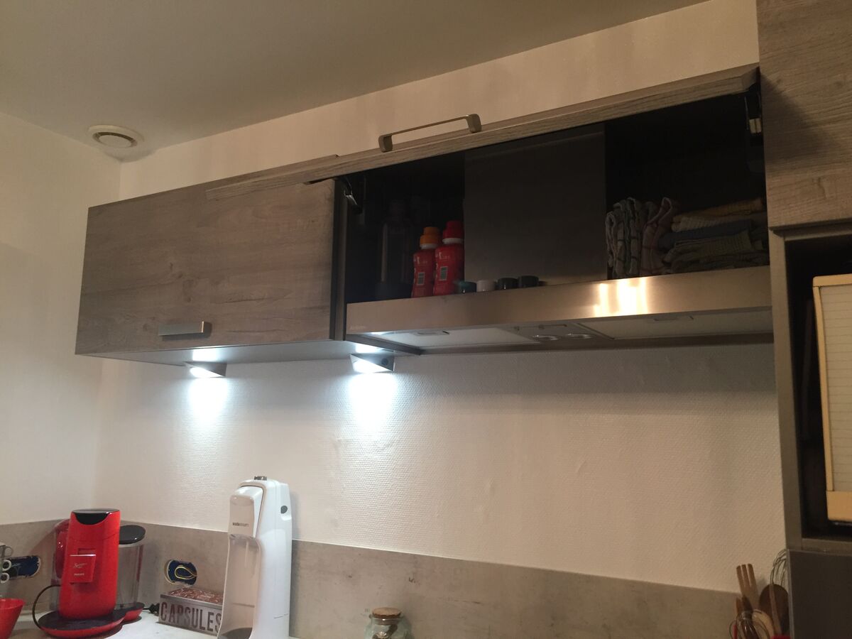 Cuisine avant-après sur mesure Label Chêne Sable Synchrone