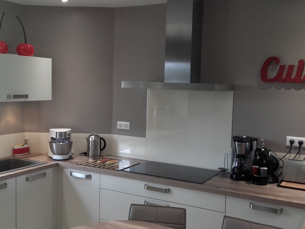 Cuisine avant-après sur mesure Trend Pannacotta mat