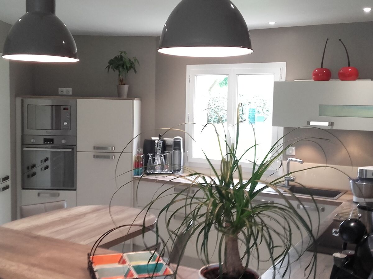 Cuisine avant-après sur mesure Trend Pannacotta mat