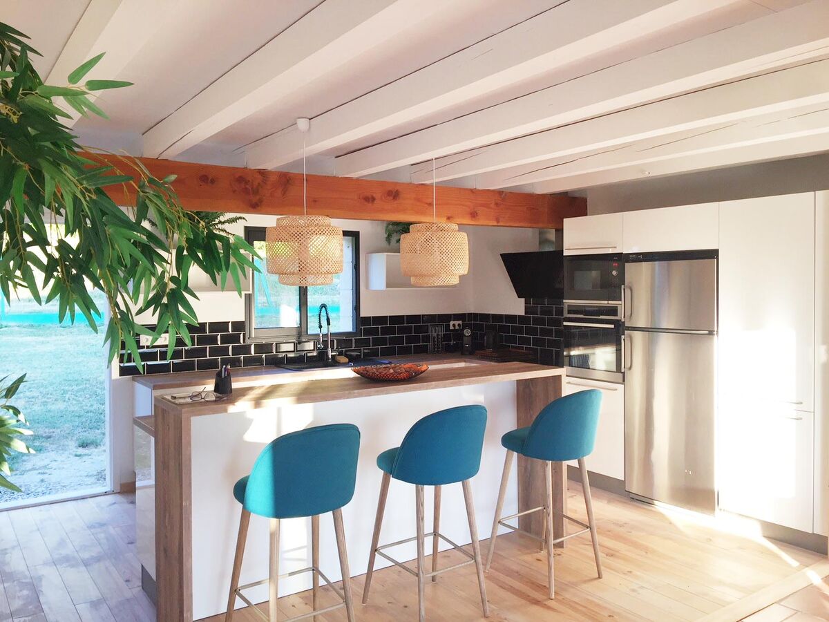 Cuisine équipée sur mesure Light Blanc Brillant