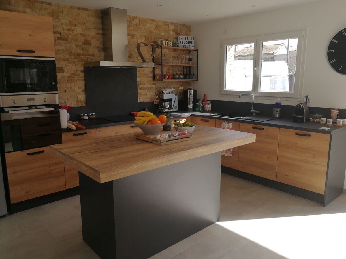 Cuisine équipée sur mesure Trend Chêne Honey