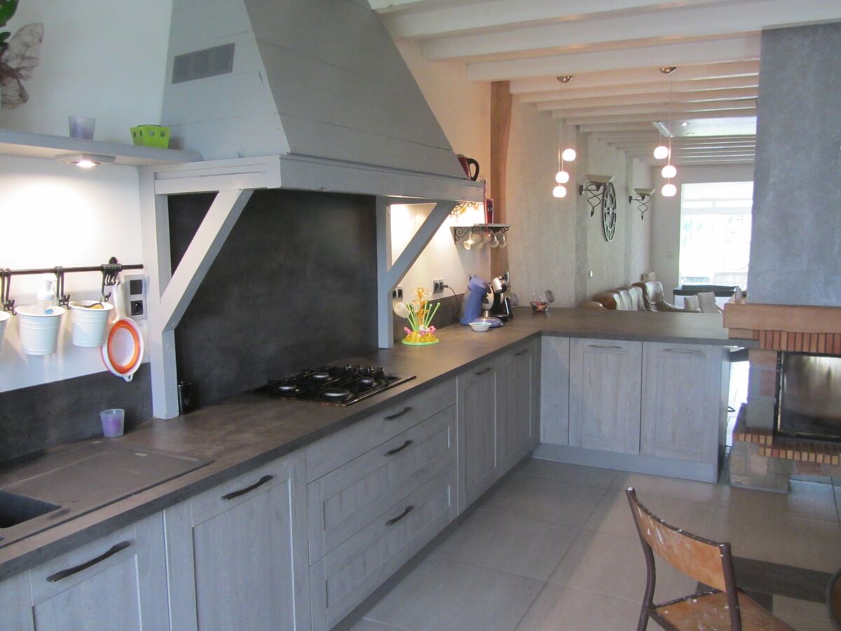 Cuisine équipée sur mesure Label Cube Chêne Sable Synchrone