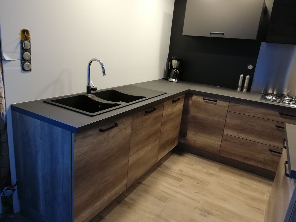 Rénovation cuisine équipée sur mesure Trend Winoka et Ombre Soft