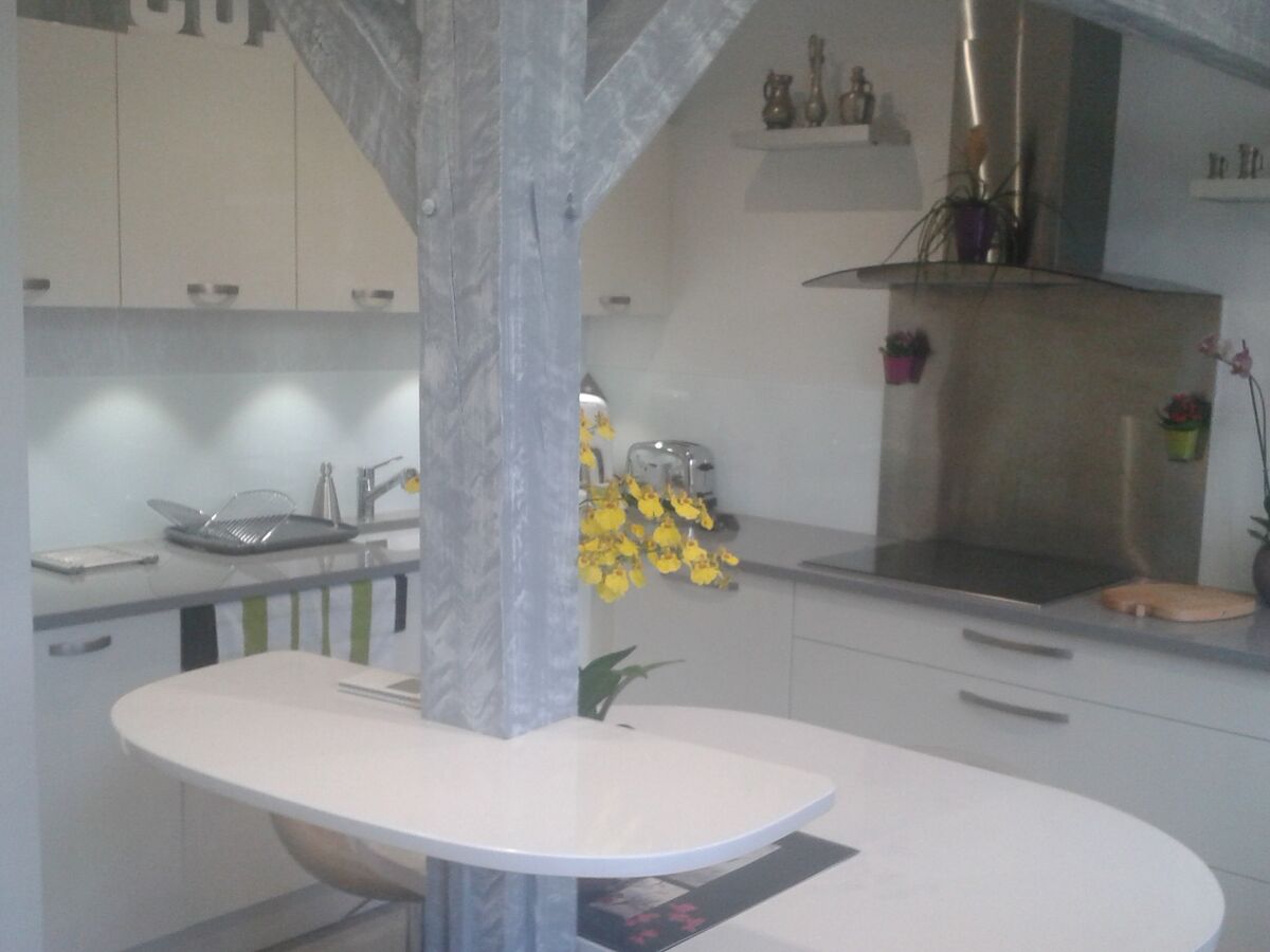 Cuisine équipée sur mesure Light Blanc brillant