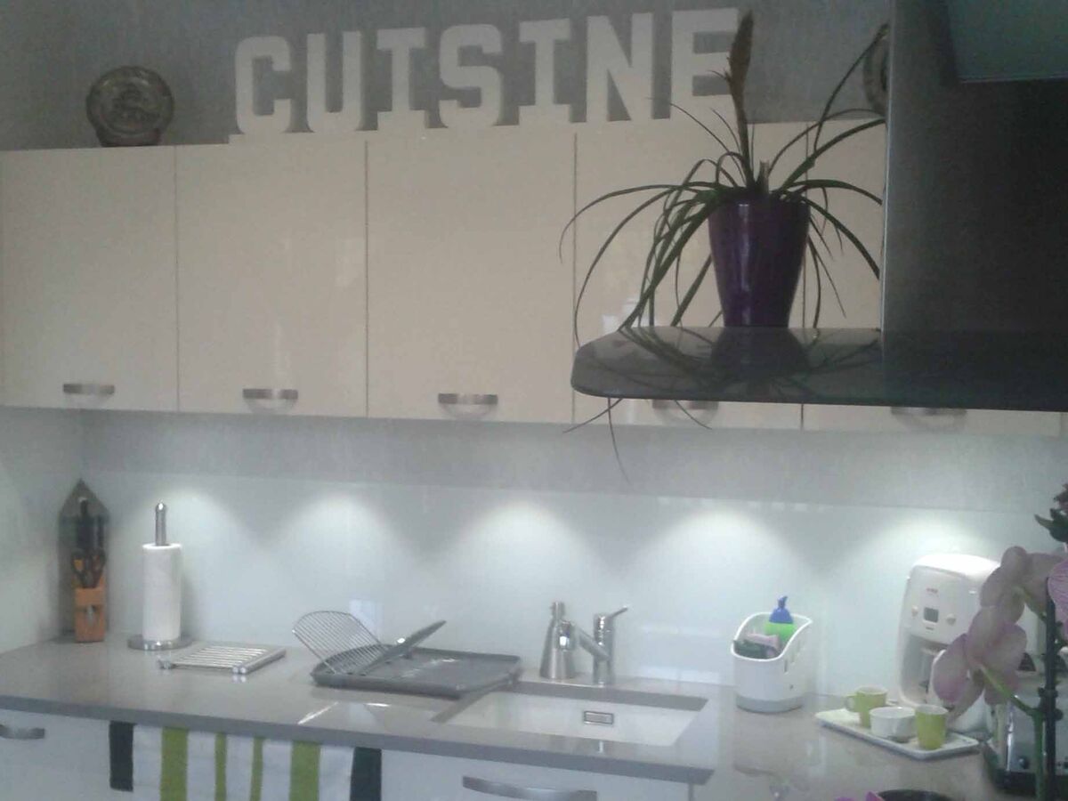 Rénovation cuisine sur mesure Light Blanc brillant