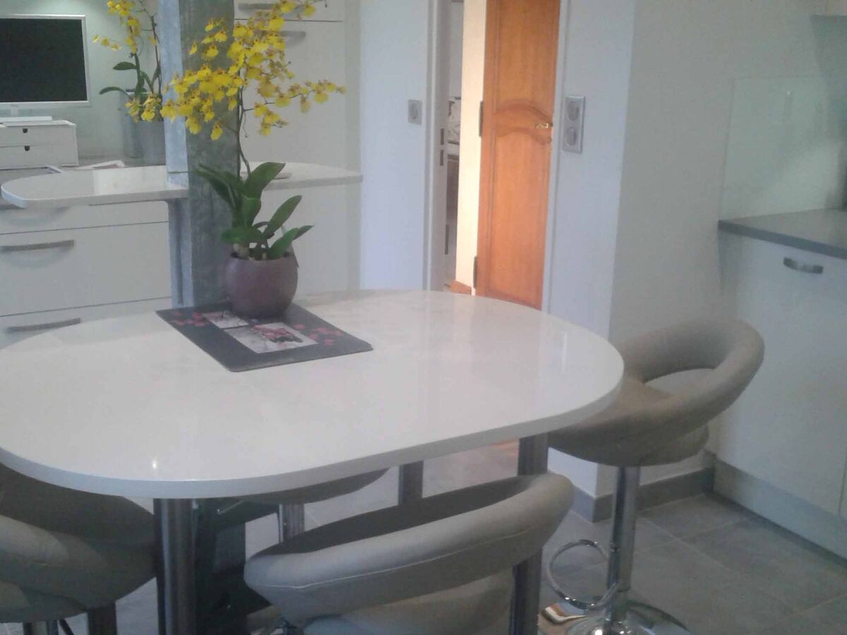 Cuisine avant-après sur mesure Light Blanc brillant