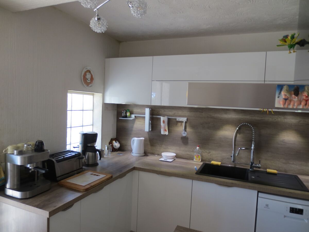 Cuisine avant-après sur mesure Light Blanc brillant