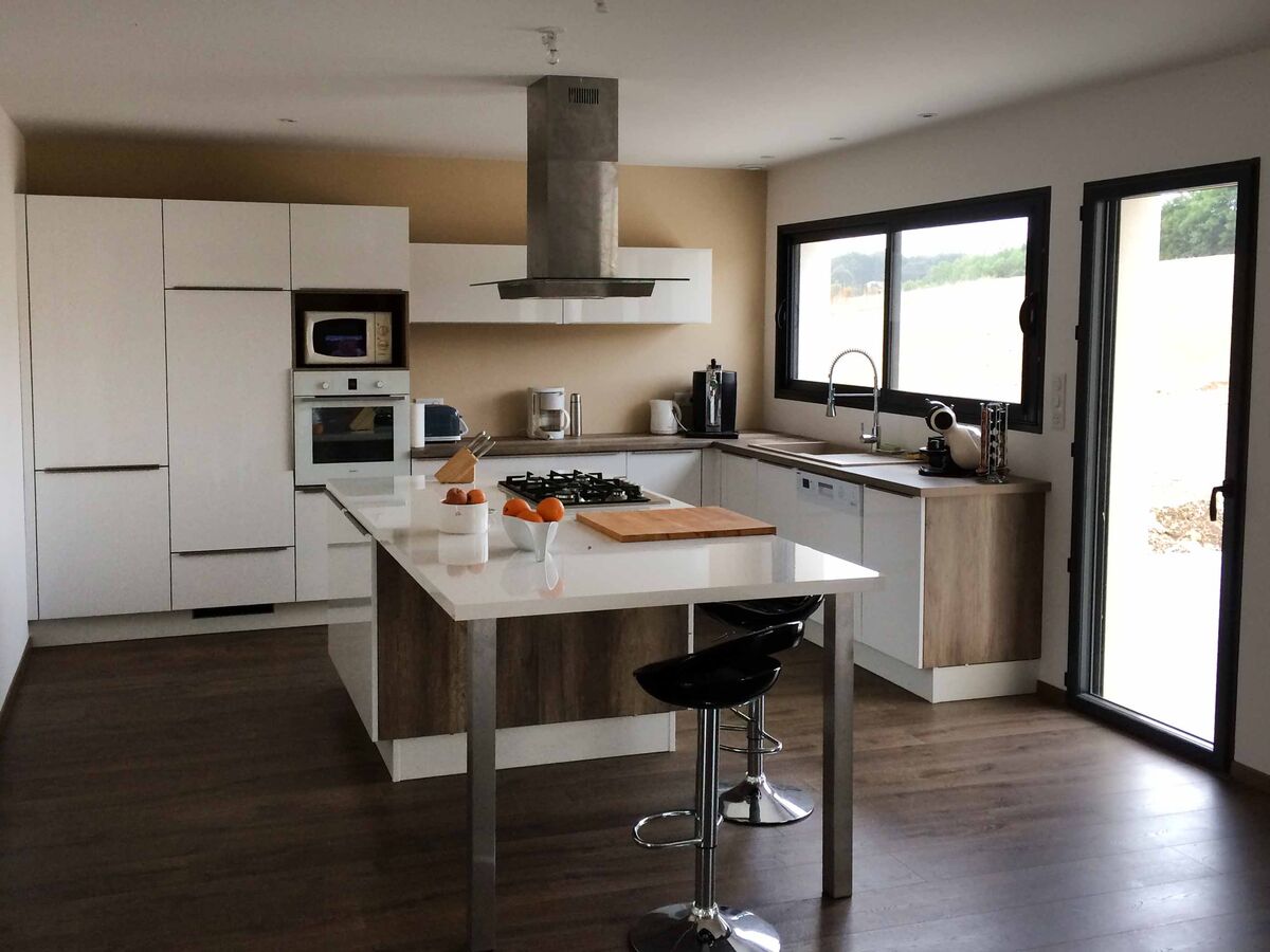 Cuisine équipée sur mesure Light Blanc brillant