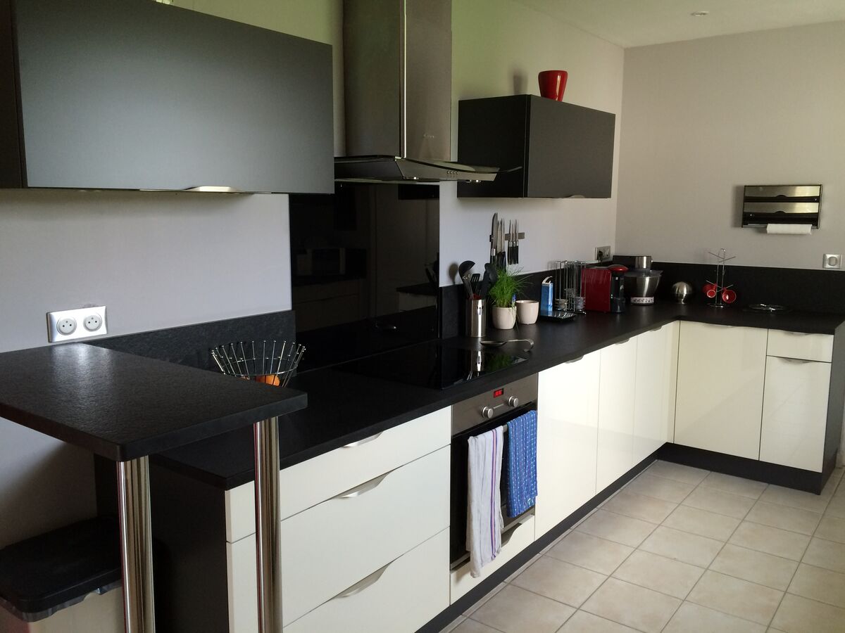 Cuisine avant-après sur mesure Light Blanc brillant