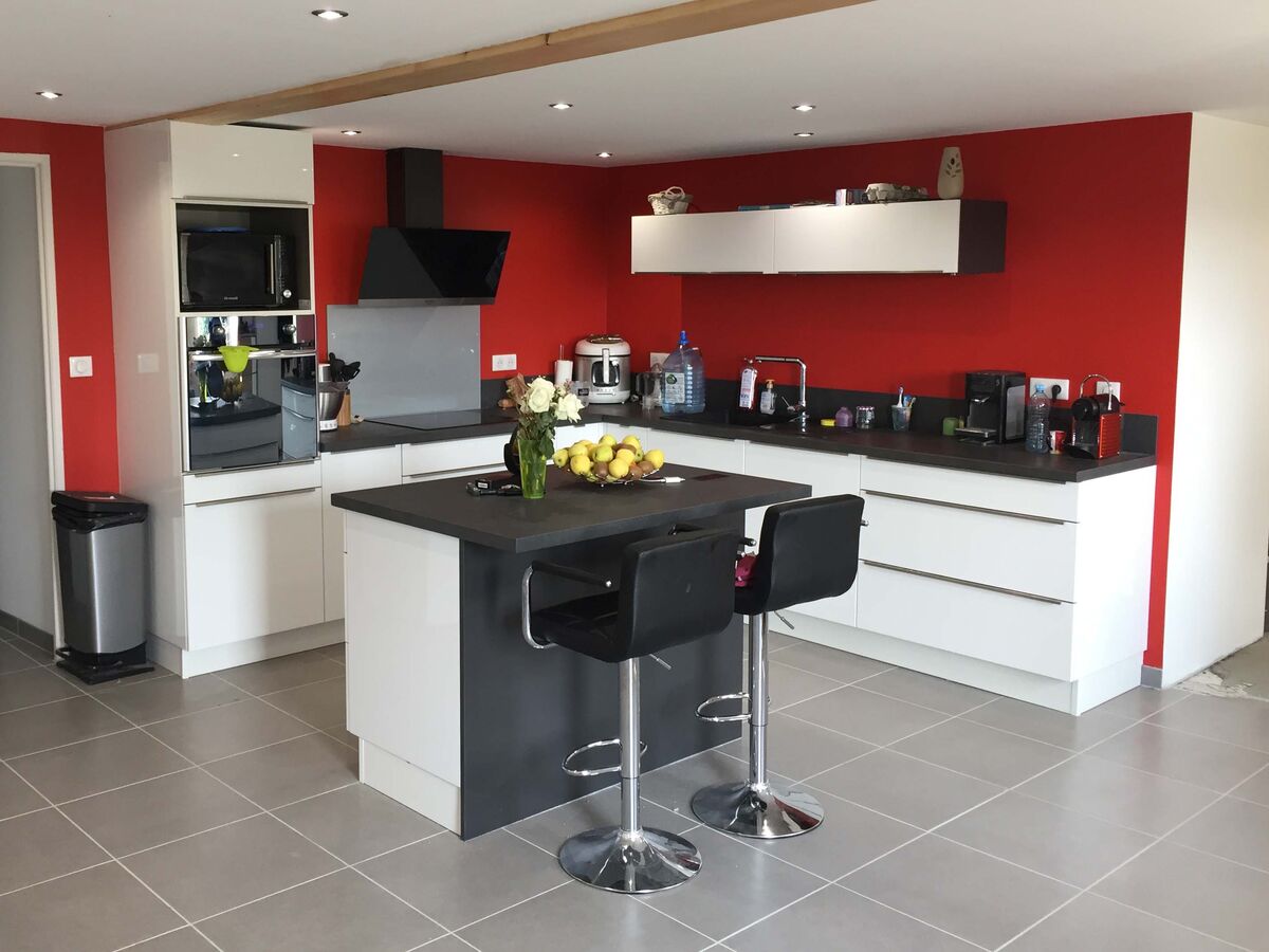 Cuisine équipée sur mesure Light Blanc Brillant