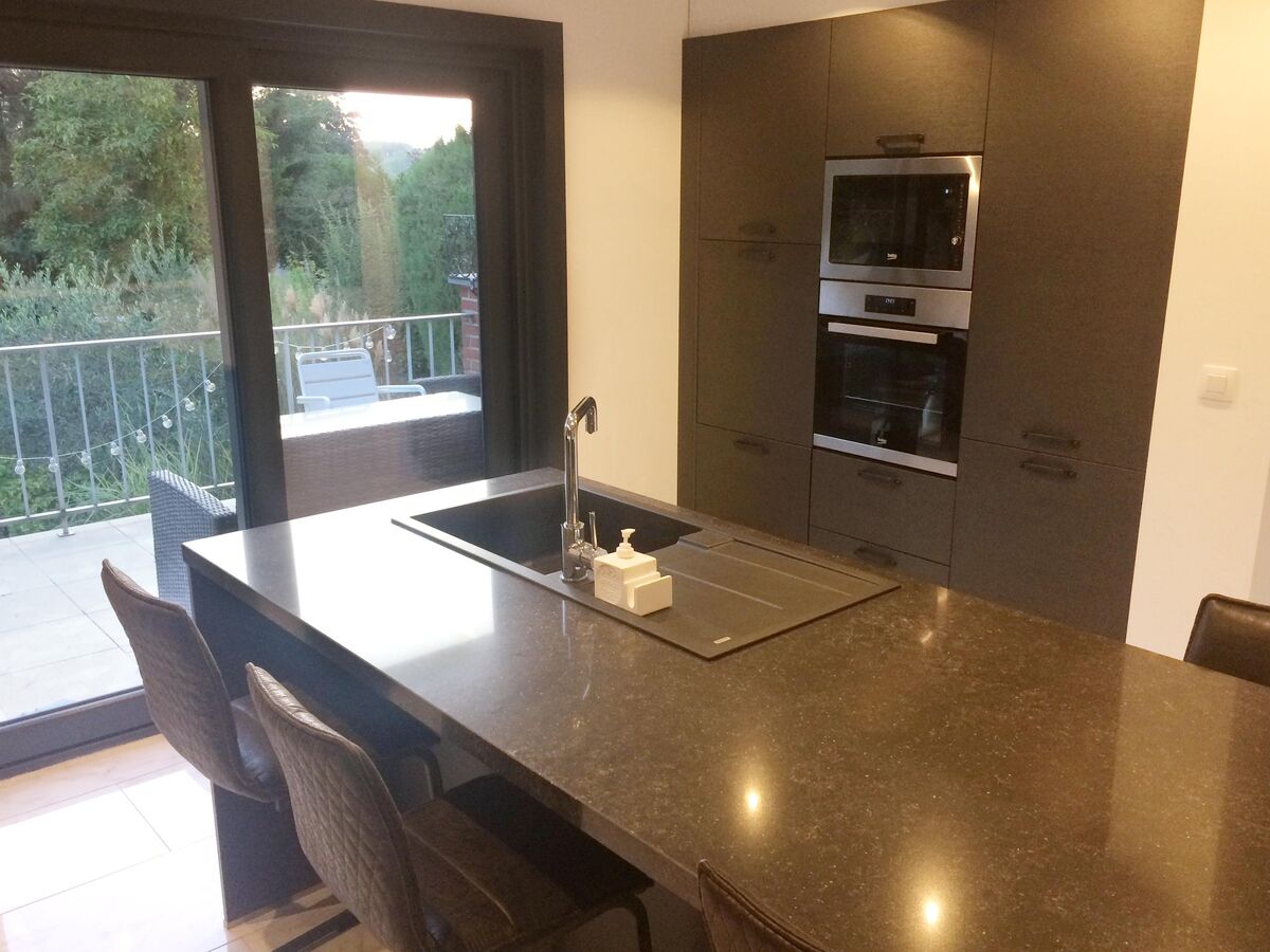 Cuisine avant-après sur mesure Label Métal Brossé