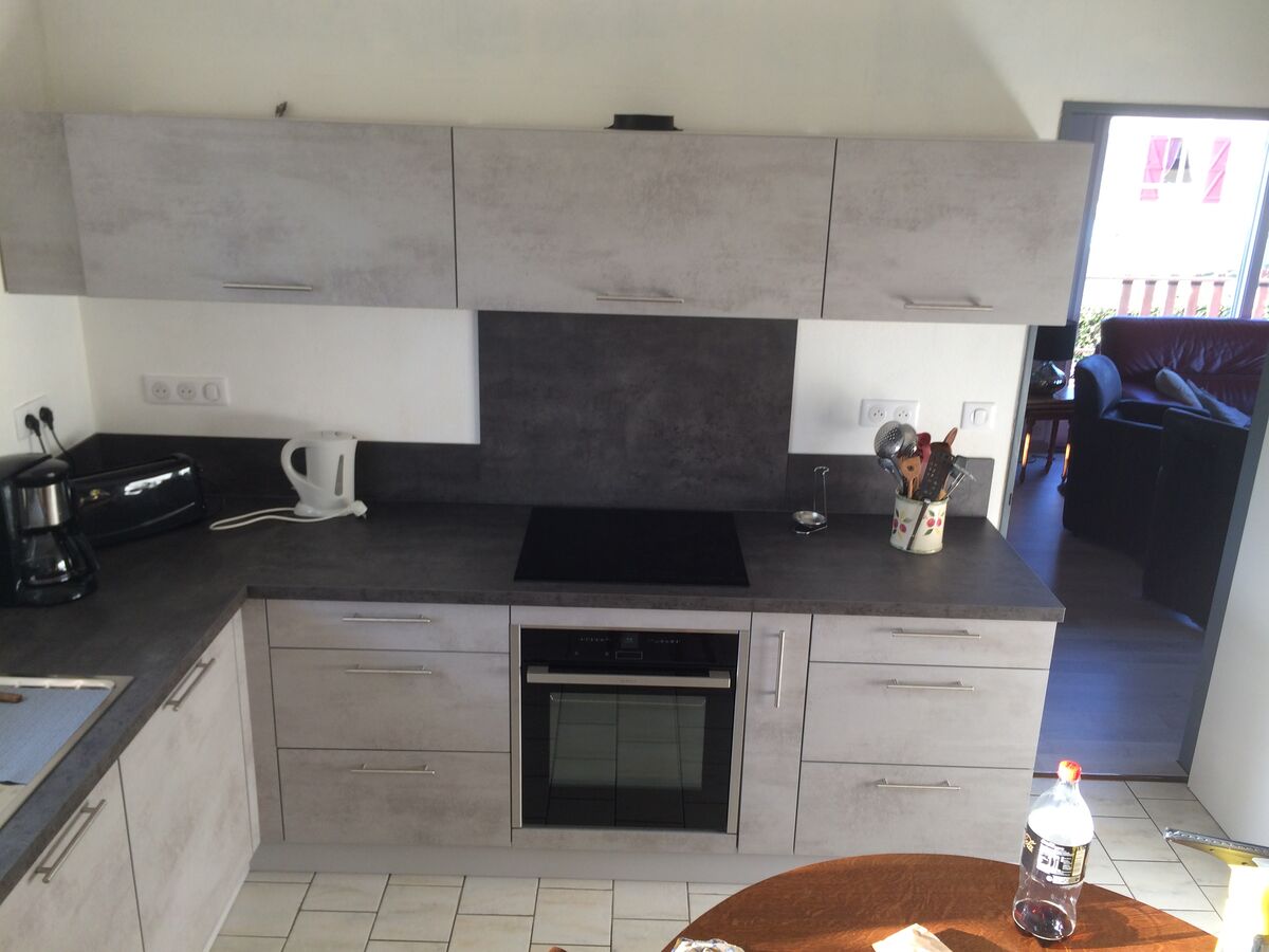 Cuisine équipée sur mesure Label Béton Clair