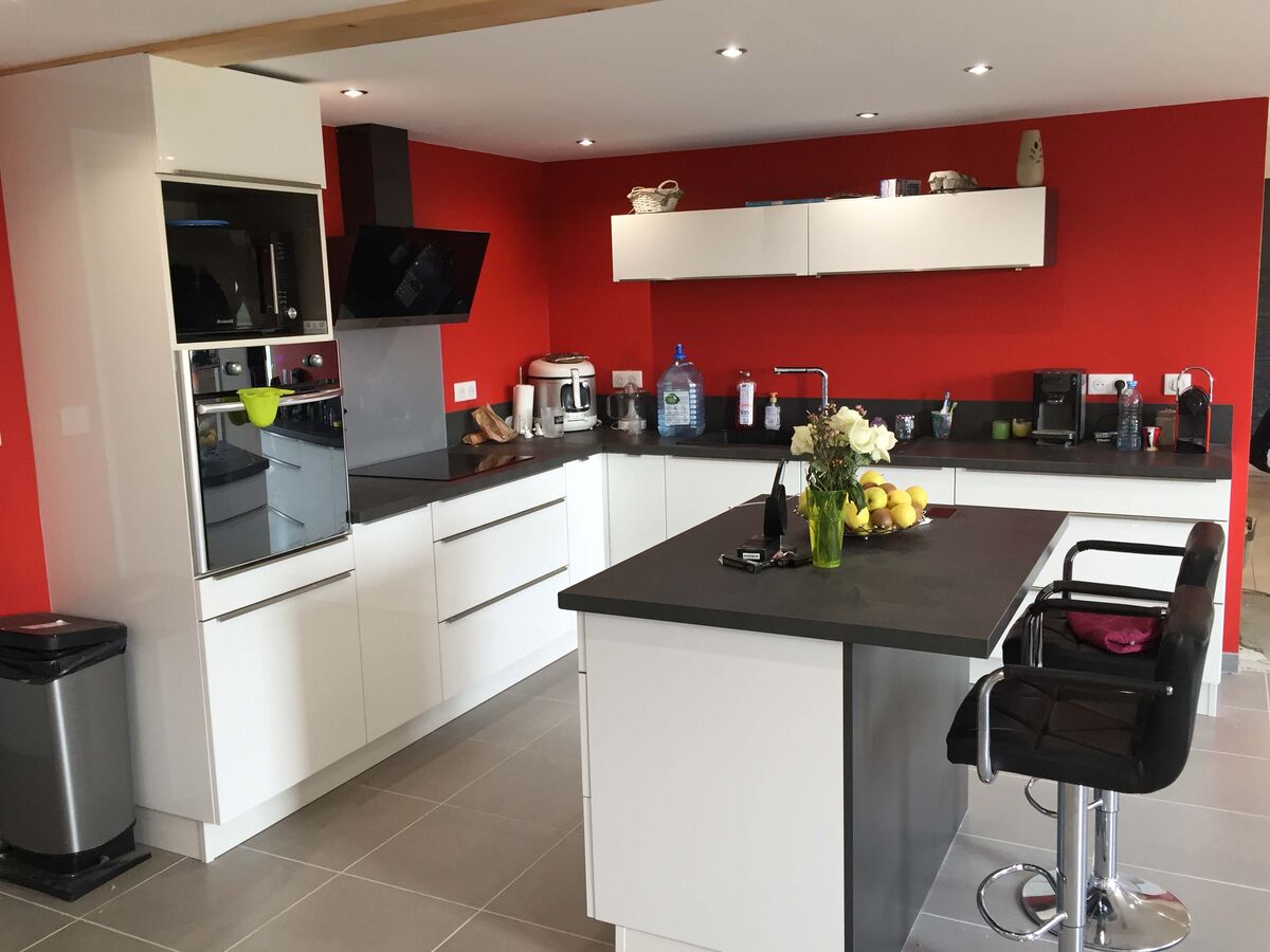 Rénovation cuisine équipée sur mesure Light Blanc Brillant