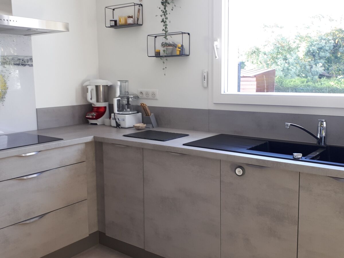 Cuisine avant-après sur mesure Trend Béton Clair
