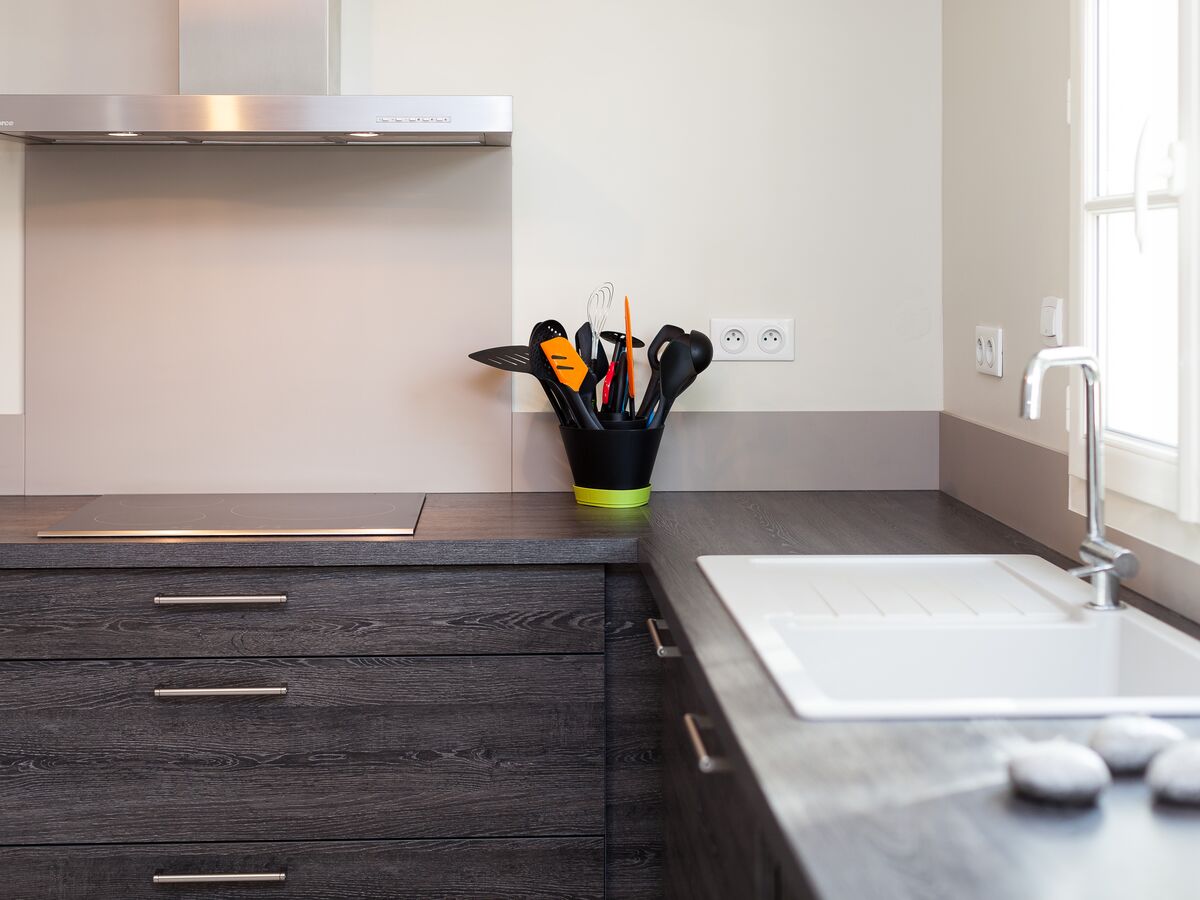 Cuisine avant-après sur mesure Light Blanc brillant