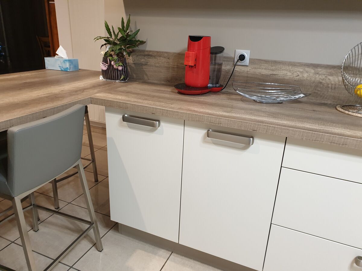 Cuisine avant-après sur mesure Trend Pannacotta Mat