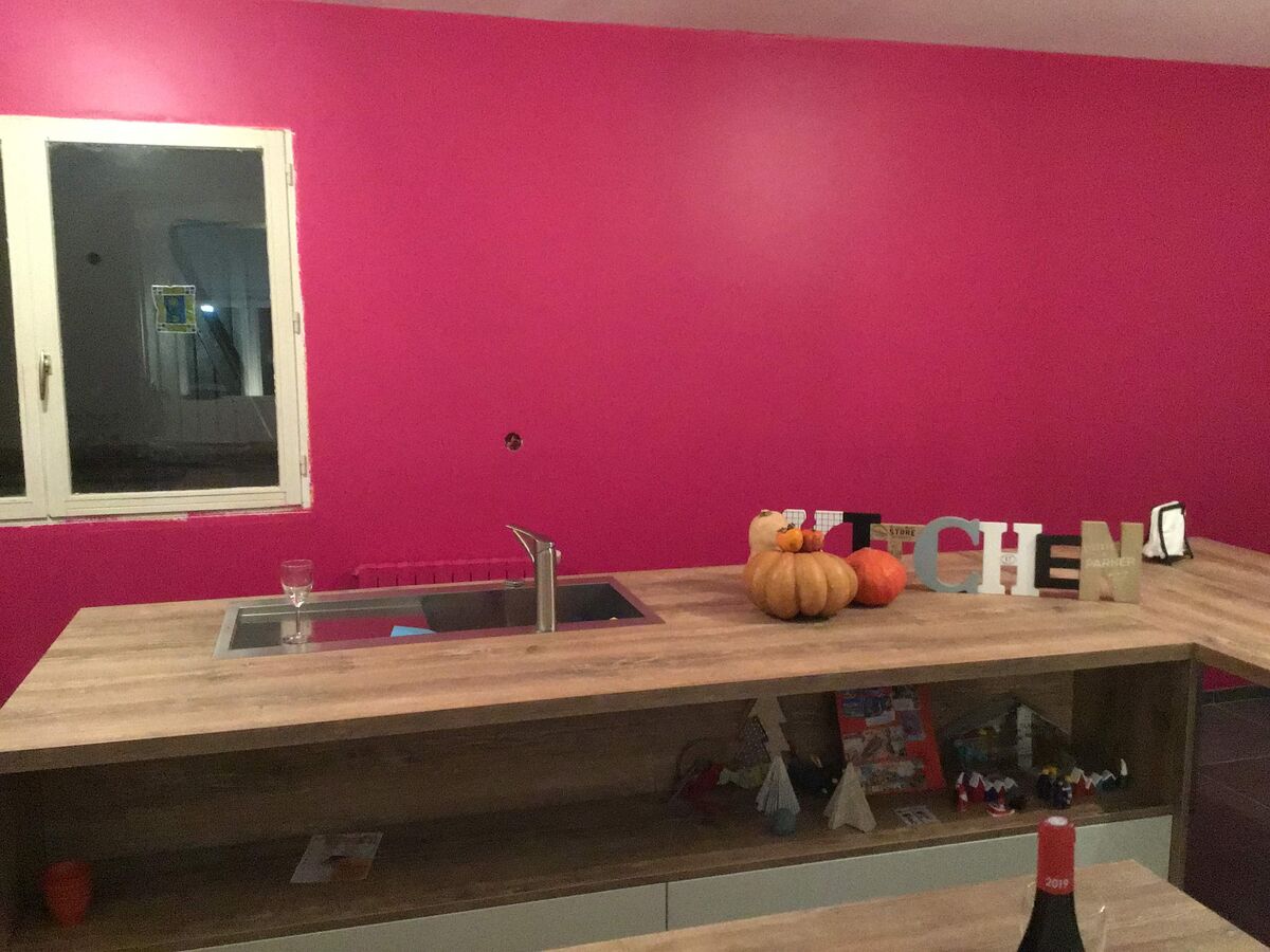 Rénovation cuisine équipée sur mesure Trend Plus Pannacotta Mat & Hipster Wood