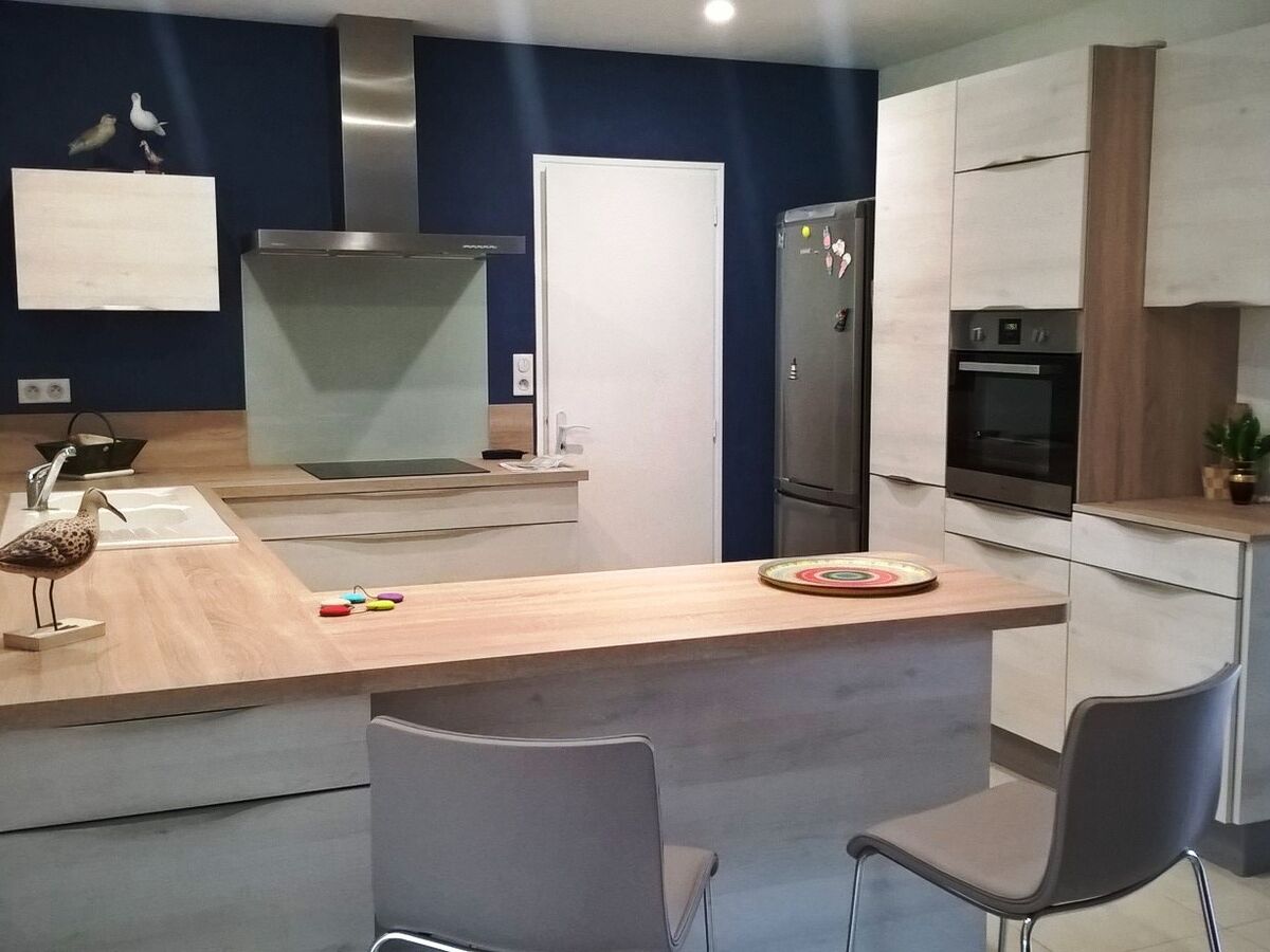 Rénovation cuisine sur mesure Trend + Chêne timber