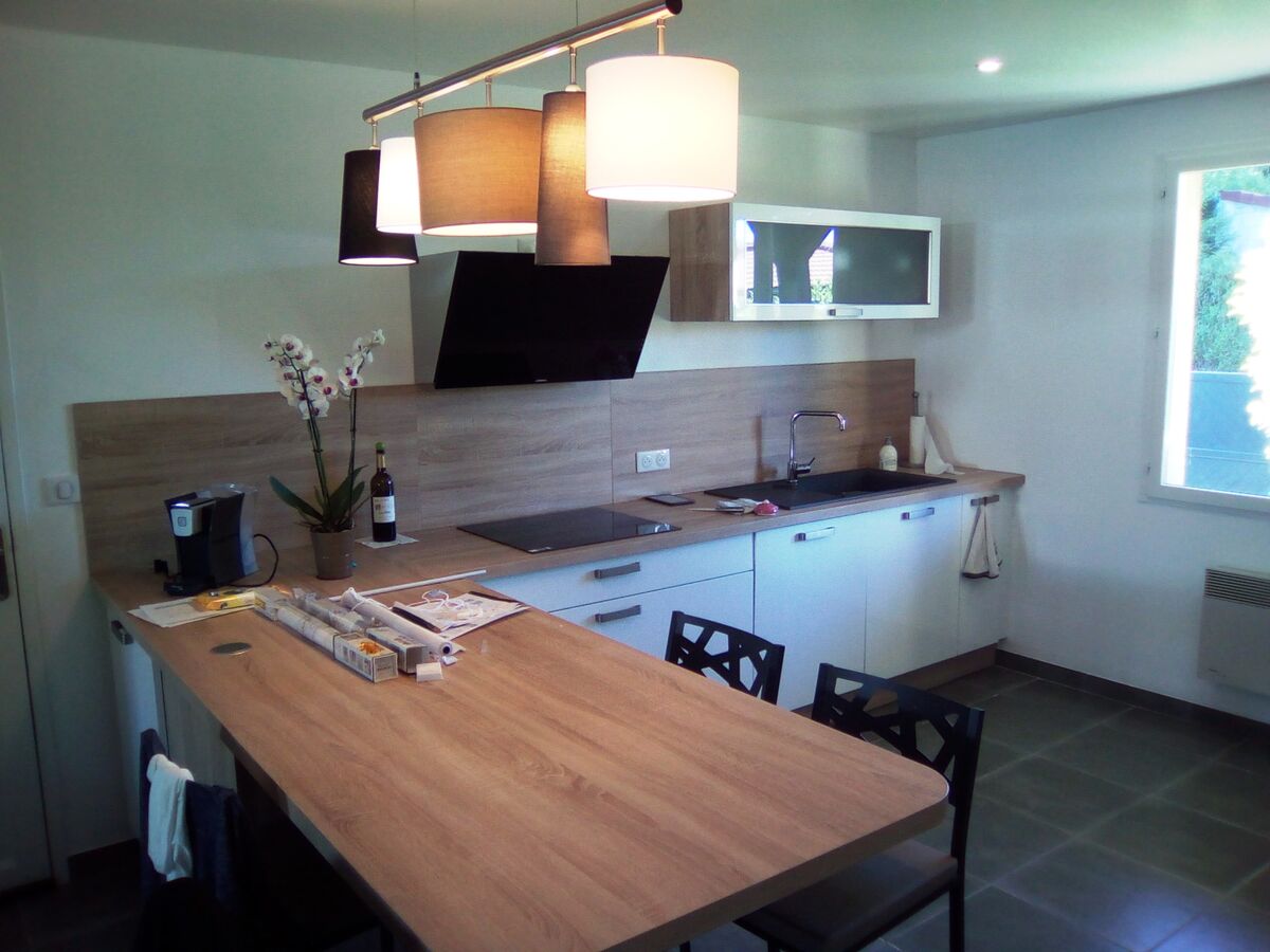 Cuisine équipée sur mesure Light Blanc brillant