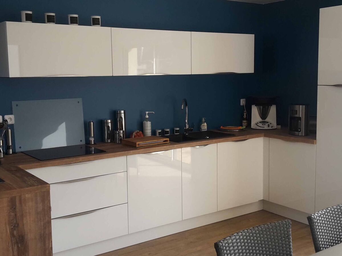 Cuisine équipée sur mesure Light Blanc brillant