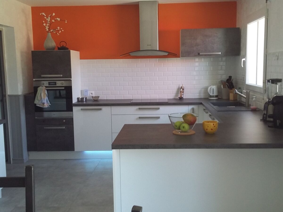 Cuisine avant-après sur mesure Light Blanc brillant