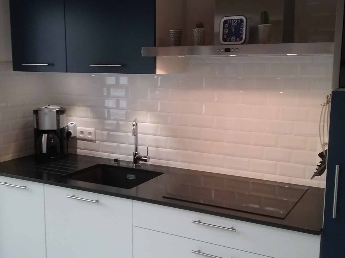 Rénovation cuisine sur mesure Trend + Blanc Mat